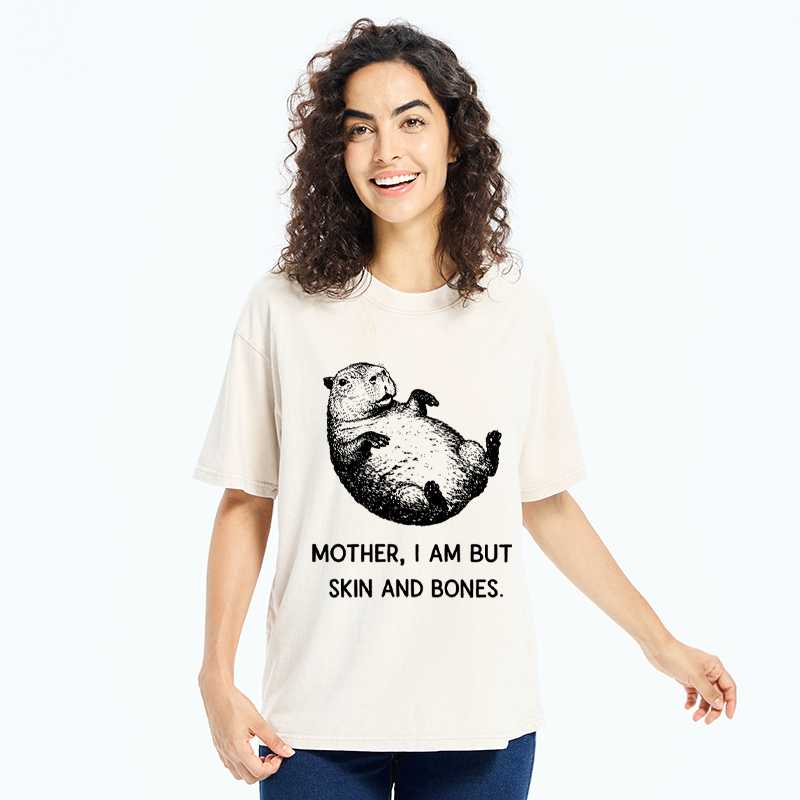 Tokyo-Tiger Built Different (Mostly Round) Washed T-Shirt