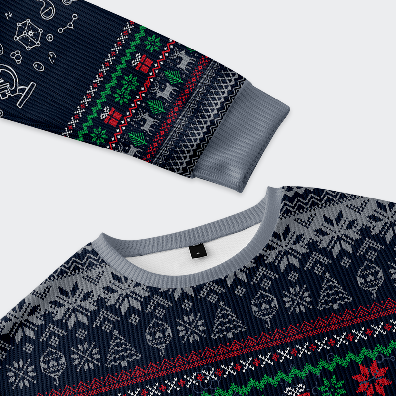 Tokyo-Tiger Ho Ho Ho Holmium Christmas Ugly Sweatshirt