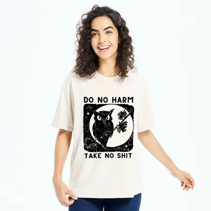 Tokyo-Tiger Owl Meme Washed T-Shirt