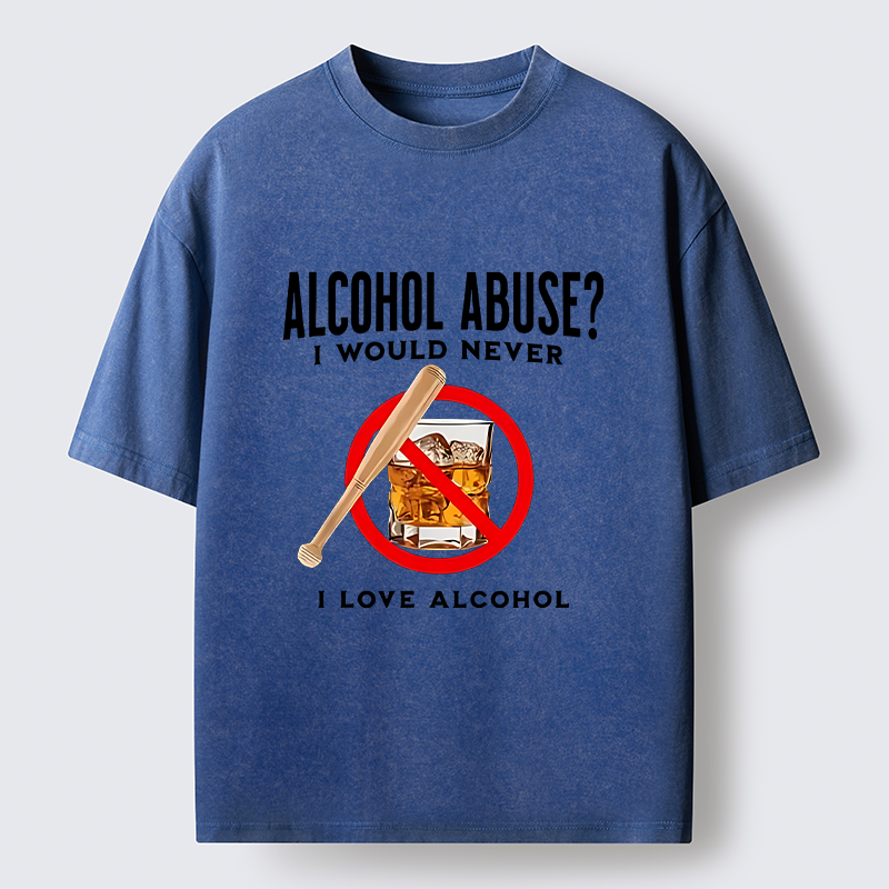 Tokyo-Tiger Funny Alcohol Joke Washed T-Shirt