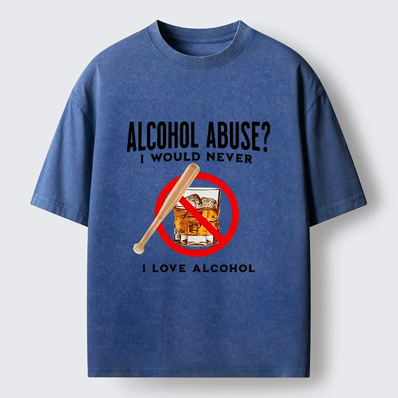 Tokyo-Tiger Funny Alcohol Joke Washed T-Shirt