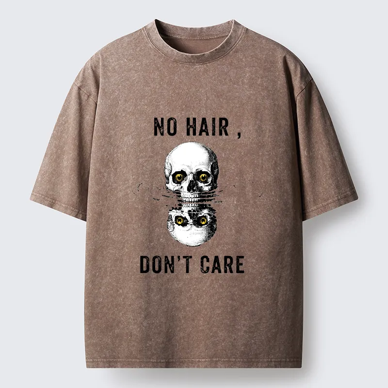 Tokyo-Tiger Skull Water Reflection Washed T-Shirt