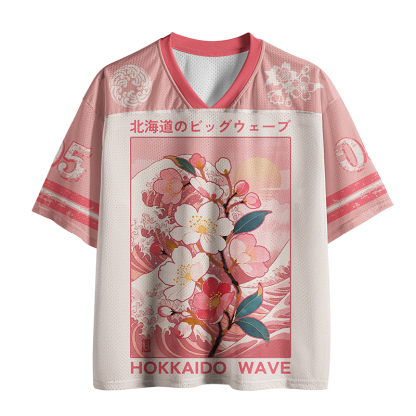 Tokyo-Tiger Hokkaido Sakura Wave Mesh Jersey