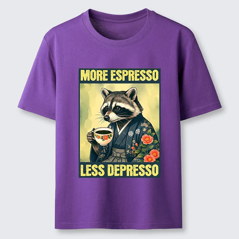 Tokyo-Tiger Coffee Fix Energy Raccoon Classic T-Shirt