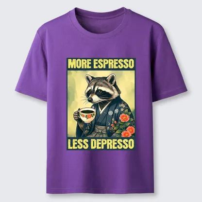 Tokyo-Tiger Coffee Fix Energy Raccoon Classic T-Shirt