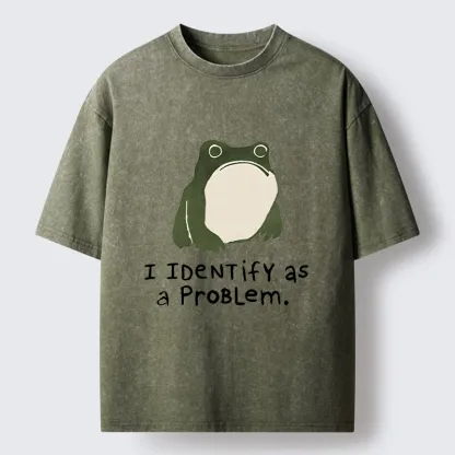 Tokyo‑Tiger Funny Self Joke Art Washed T‑Shirt