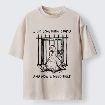 Tokyo-Tiger Silly Goose Trouble Vibe Washed T-Shirt
