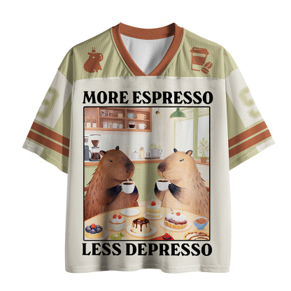 Tokyo-Tiger Café Capybara Mesh Jersey