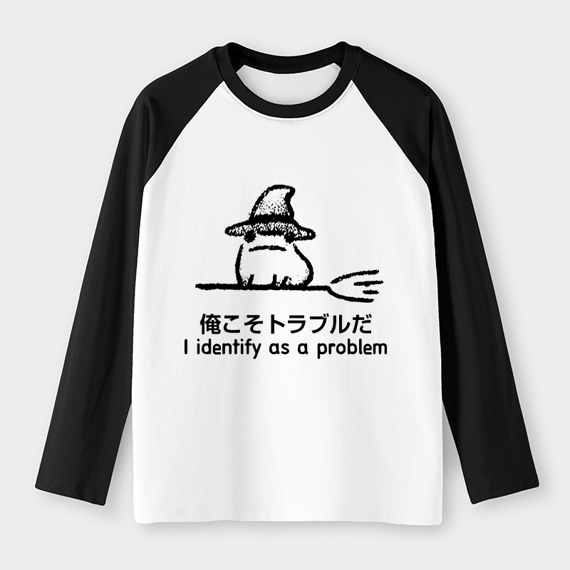 Tokyo-Tiger Mischief Magic Dude Raglan Long Sleeve T-shirt