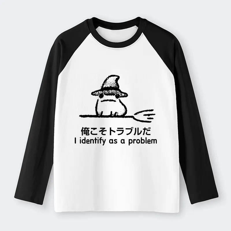Tokyo-Tiger Mischief Magic Dude Raglan Long Sleeve T-shirt