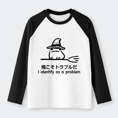 Tokyo-Tiger Mischief Magic Dude Raglan Long Sleeve T-shirt