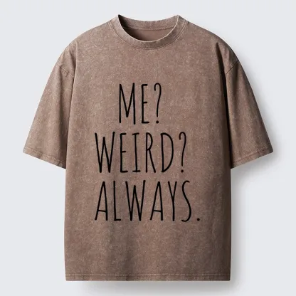Tokyo‑Tiger Funny Weird Vibe Washed T‑Shirt