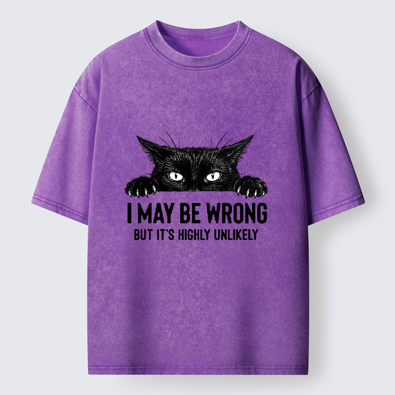 Tokyo-Tiger Confident Cat Meme Washed T-Shirt