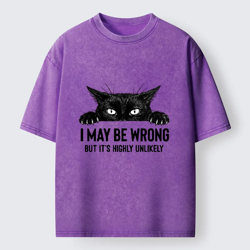 Tokyo-Tiger Confident Cat Meme Washed T-Shirt