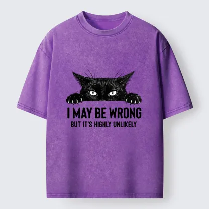 Tokyo-Tiger Confident Cat Meme Washed T-Shirt