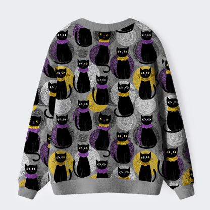 Tokyo-Tiger The Cozy Coven Ugly Cardigan Sweater