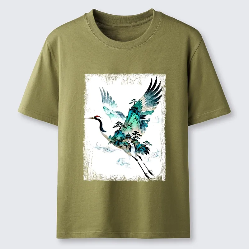 Tokyo-Tiger Mountain Crane Spirit Classic T-Shirt