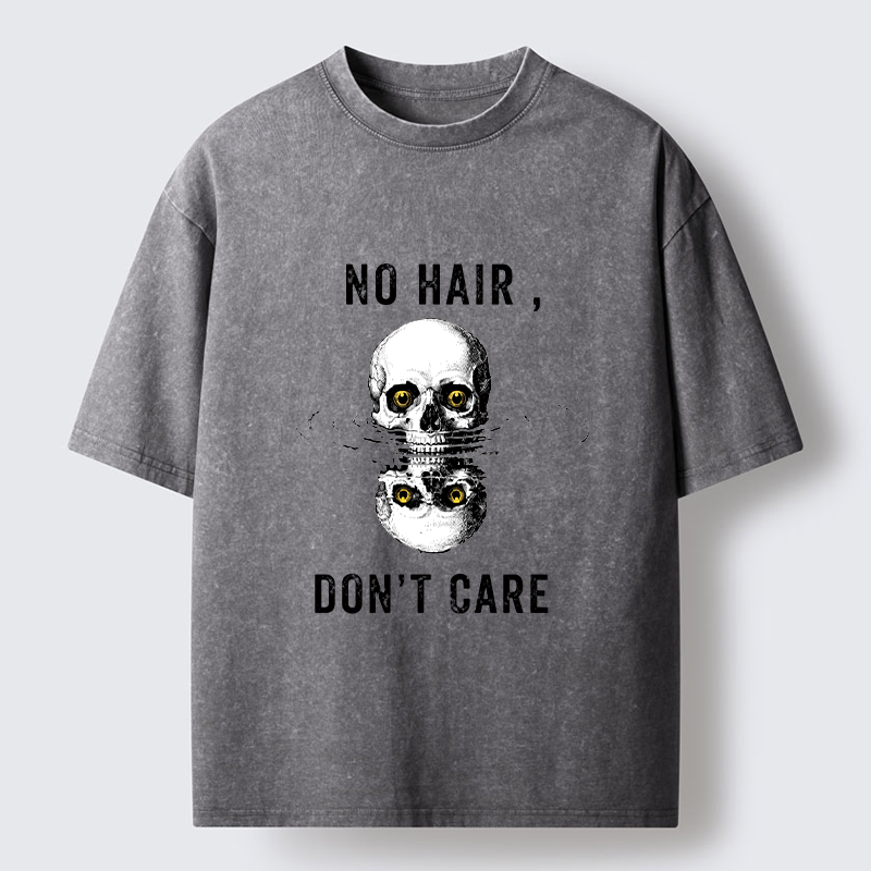 Tokyo-Tiger Skull Water Reflection Washed T-Shirt