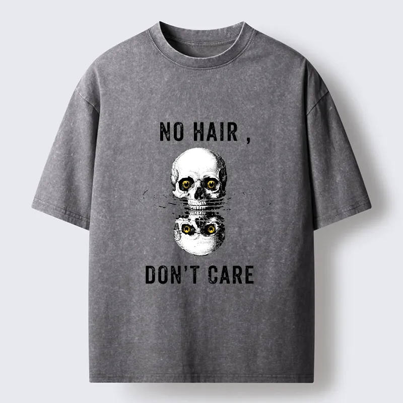Tokyo-Tiger Skull Water Reflection Washed T-Shirt