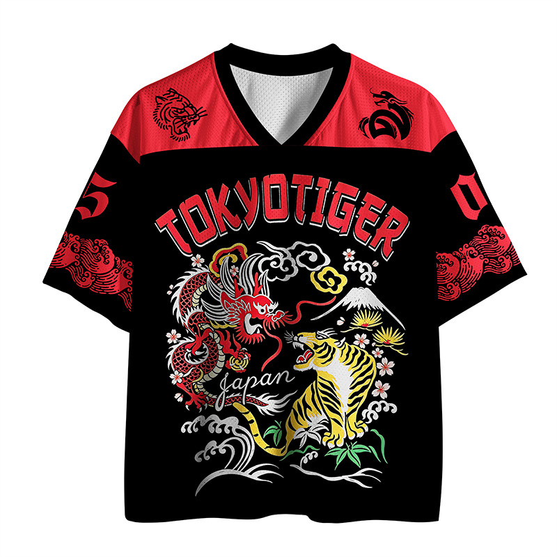 Tokyo-Tiger Dragon Tiger Tokyo Mesh Jersey