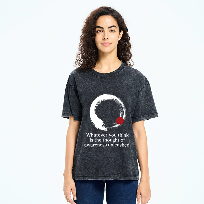 Tokyo-Tiger Zen Thought Washed T-Shirt