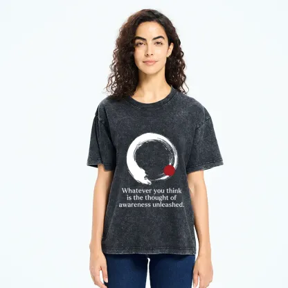 Tokyo-Tiger Zen Thought Washed T-Shirt