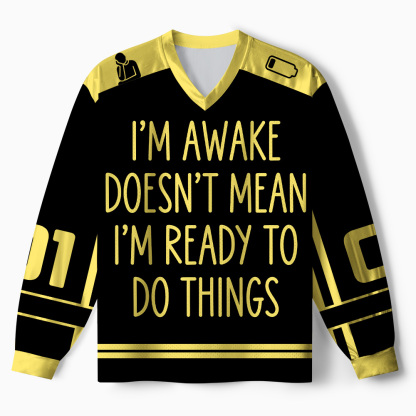Tokyo-Tiger Funny Battery Low Paneled Long Sleeve Jersey
