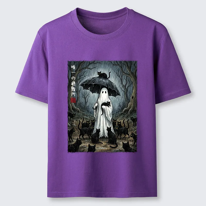 Tokyo-Tiger Ghost Cat Shelter Classic T-Shirt
