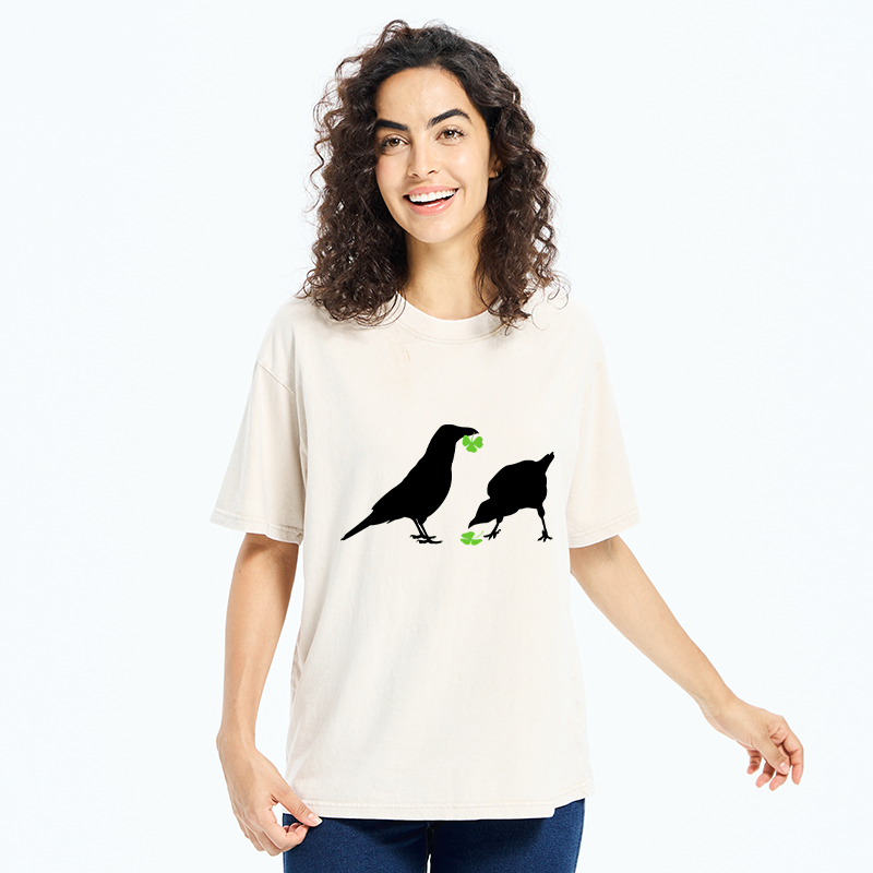 Tokyo-Tiger St. Patrick's Raven Washed T-Shirt