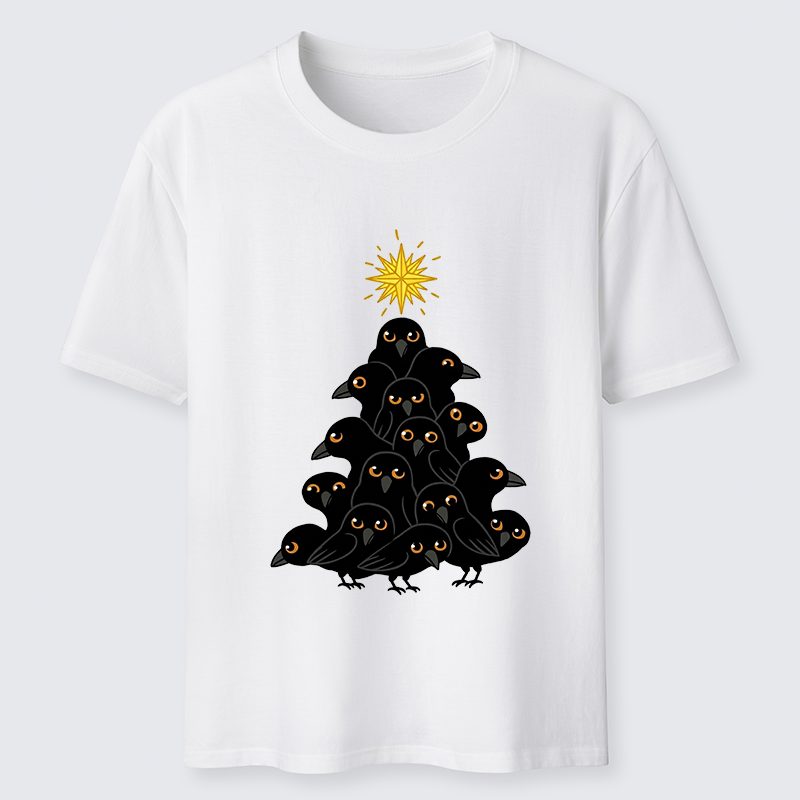 Tokyo-Tiger Crow Christmas Tree Classic T-Shirt