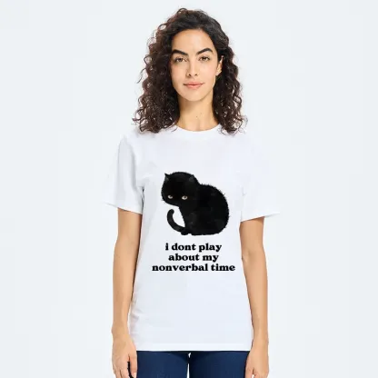 Tokyo-Tiger Relatable Introvert Black Cat Classic T-Shirt