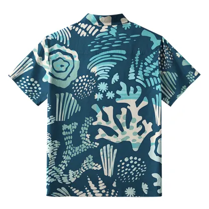 Tokyo-Tiger Ocean Coral Aloha Hawaiian Shirt