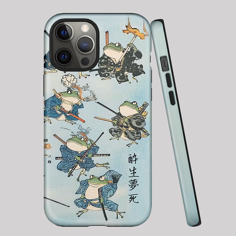 Tokyo-Tiger Frog Samurai Phone Case