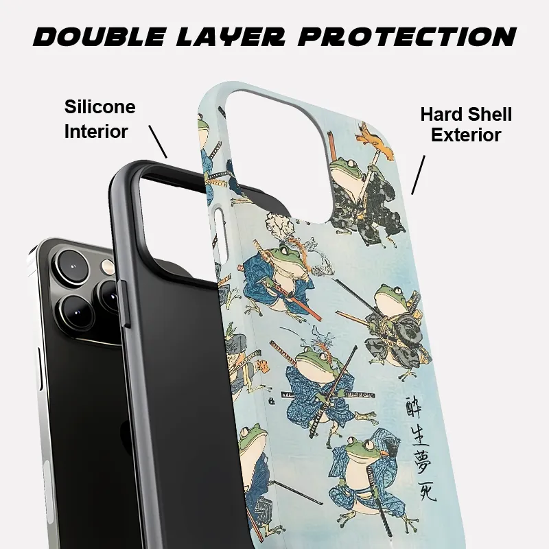 Tokyo-Tiger Frog Samurai Phone Case