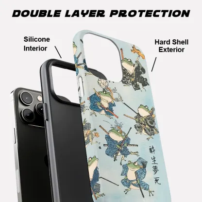 Tokyo-Tiger Frog Samurai Phone Case