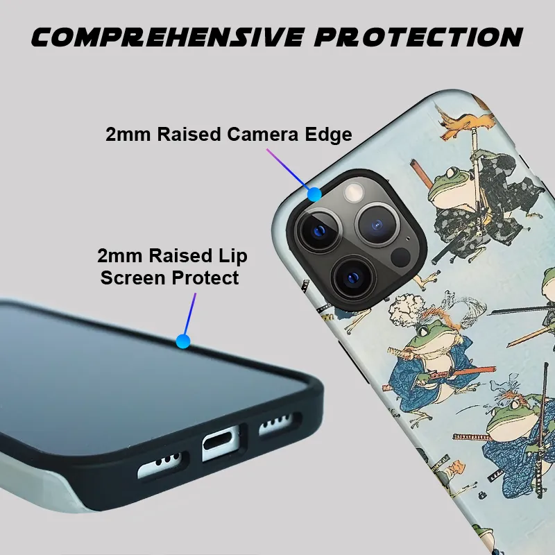 Tokyo-Tiger Frog Samurai Phone Case