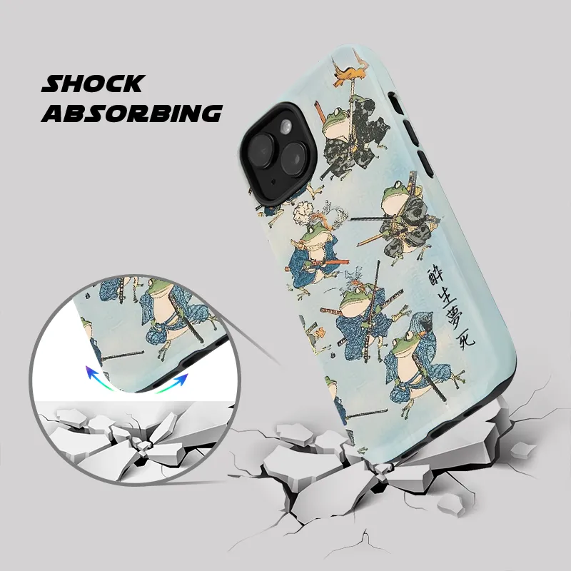 Tokyo-Tiger Frog Samurai Phone Case