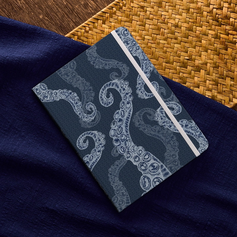 Tokyo-Tiger Octopus Tentacles Japanese Notebook