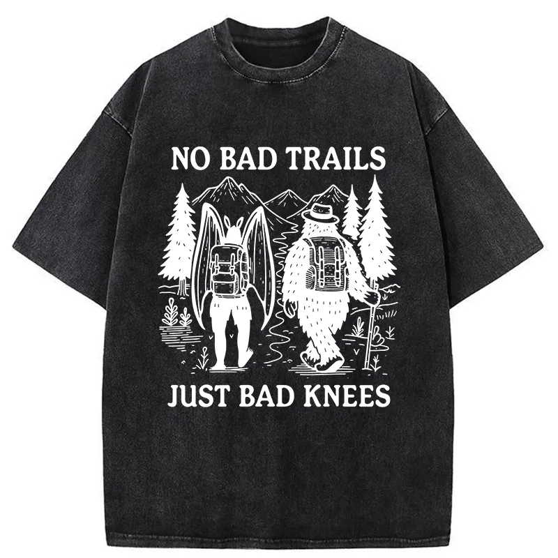 Tokyo-Tiger Go Camping With Monsters Washed T-Shirt