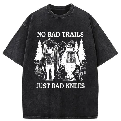 Tokyo-Tiger Go Camping With Monsters Washed T-Shirt