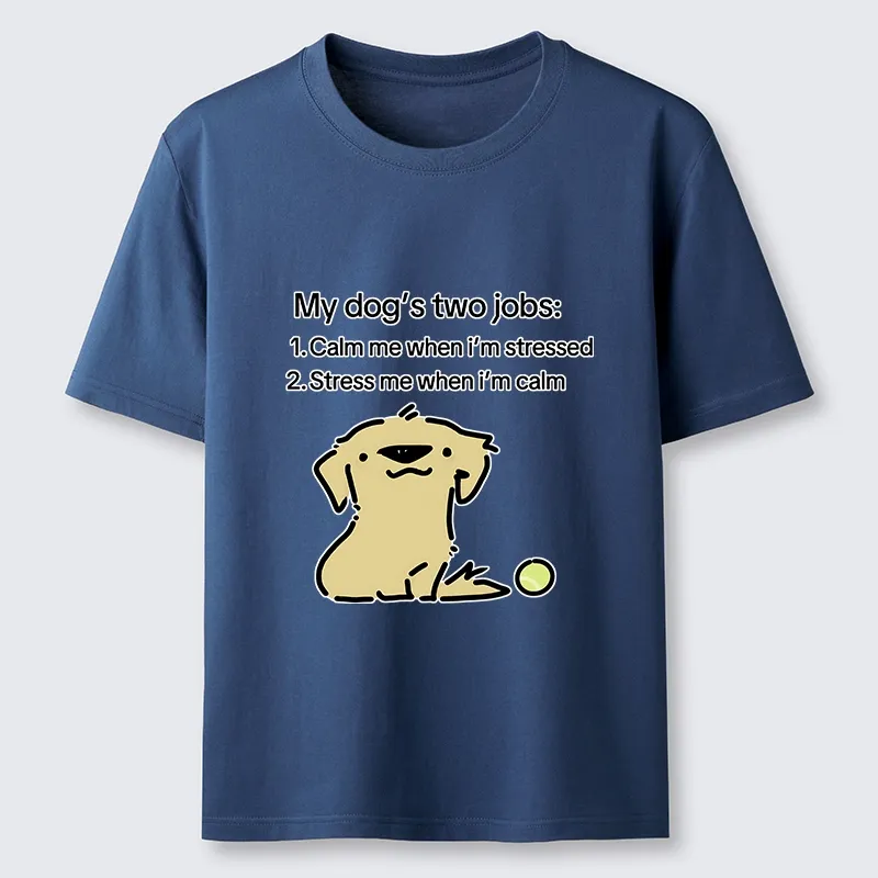 Tokyo-Tiger Funny Meme Dog Two Life Jobs Joke Classic T-Shirt