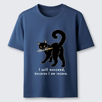 Tokyo-Tiger Brave Black Cat Wild Success Vibe Classic T-Shirt