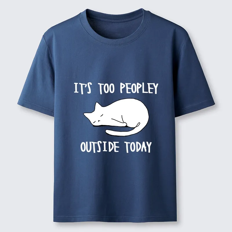 Tokyo-Tiger Funny Meme Quiet Lazy Cat Minimal Line Art Classic T-Shirt