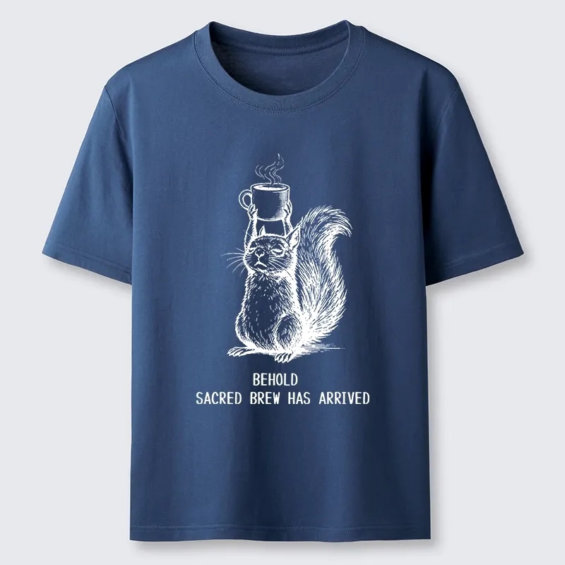 Tokyo-Tiger Squirrel Hold Sacred Coffee Meme Classic T-Shirt Sale