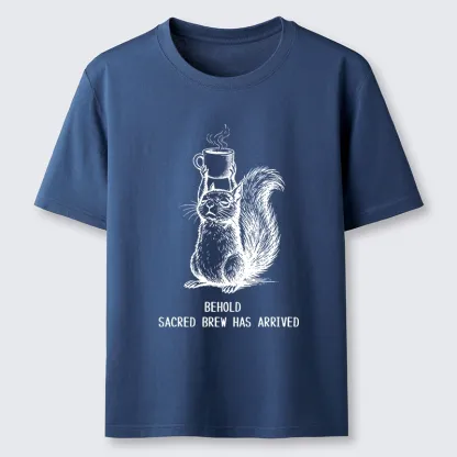 Tokyo-Tiger Squirrel Hold Sacred Coffee Meme Classic T-Shirt