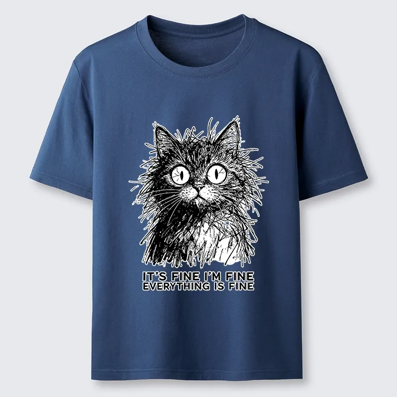 Tokyo-Tiger Fluffy Wild Cat Calm Fake Mood Classic T-Shirt