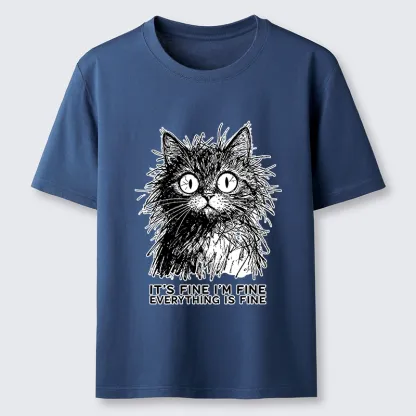 Tokyo-Tiger Fluffy Wild Cat Calm Fake Mood Classic T-Shirt