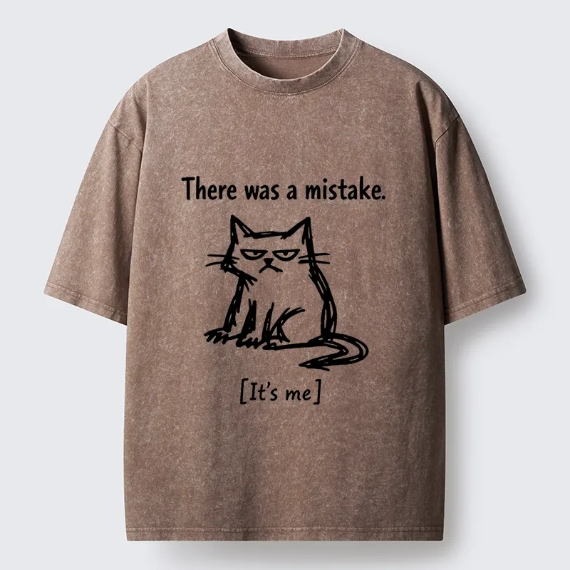 Tokyo-Tiger Mistake Cat Funny Meme Washed T-Shirt