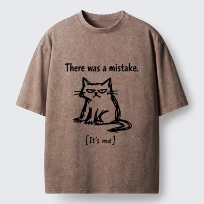 Tokyo-Tiger Mistake Cat Funny Meme Washed T-Shirt