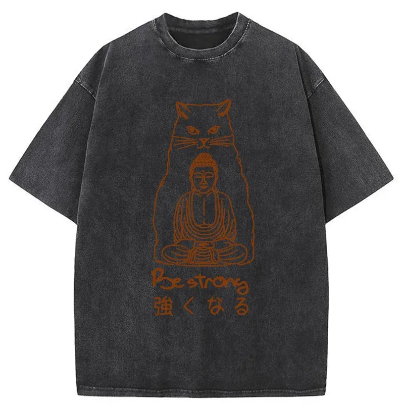 Tokyo-Tiger Best Backer Funny Washed T-Shirt